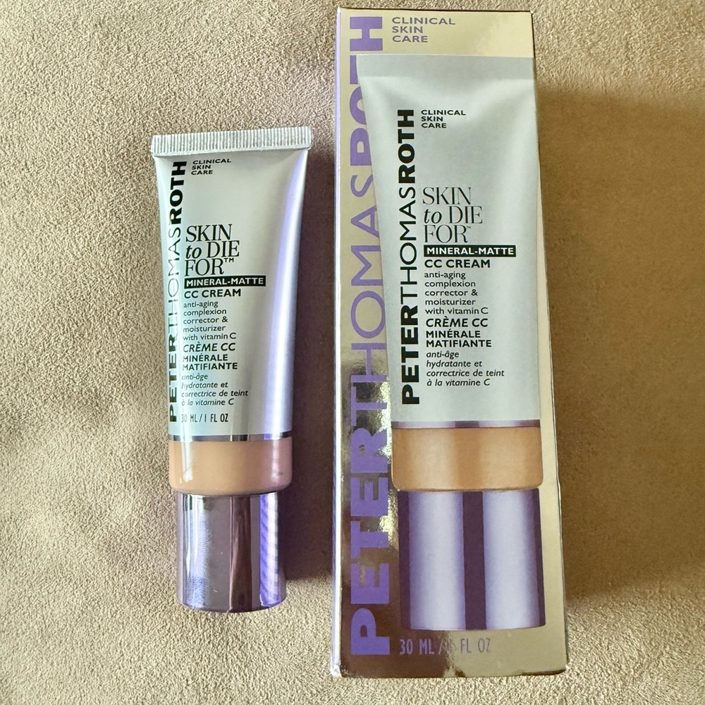 NEW Peter Thomas Roth CC Cream for a Flawless Finish Sealed - Tan